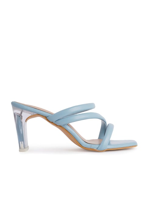 Scentra Women's Blue Casual Sandals