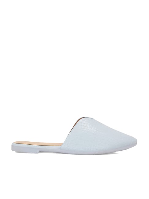 Scentra Women's Blue Mule Shoes