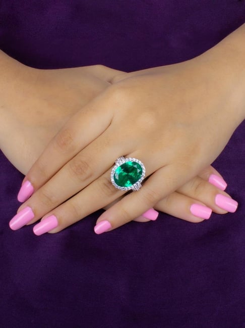 Oval Shape Emerald and Diamond Engagement Ring — Ethical Jewelry | Color  Gemstones & Diamonds | Custom Jewelry Design | Custom Fine Jewelry | Lab  Diamonds