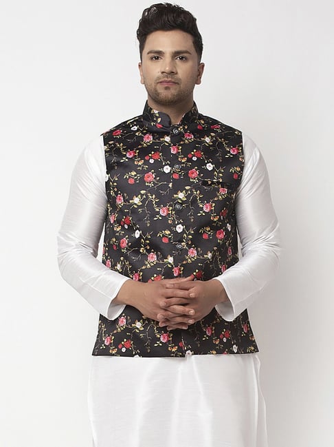 Buy Cotton Block Printed Nehru Jacket for Men Online at Fabindia | 10714428