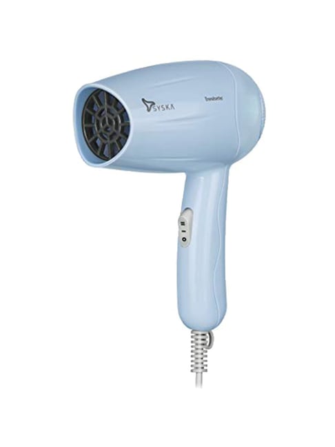 Syska Trendsetter HD1010 1000W with 2 Speed Settings Hair Dryer (Blue)