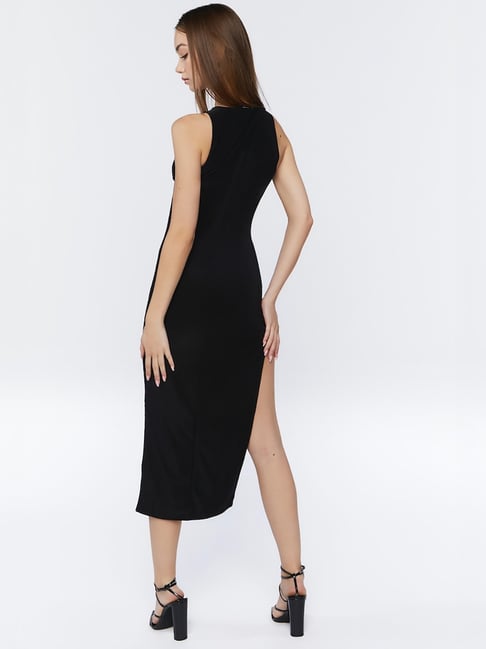 Forever 21 black sales midi dress