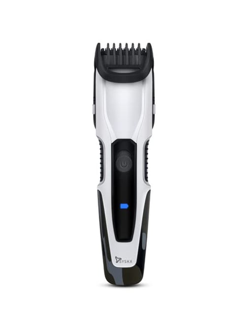 Syska HT450 90 Min Runtime Corded & Cordless Beard Trimmer (Avalanche White)