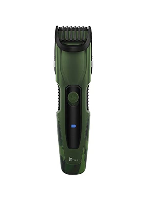 Syska HT450 90 Min Runtime Corded & Cordless Beard Trimmer (Apache Green)