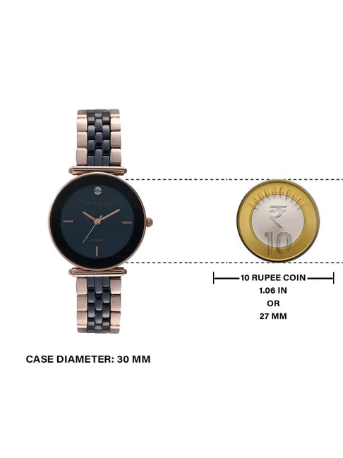 Buy Anne Klein NDAK3158NVRG Ceramics Analog Watch for Women at