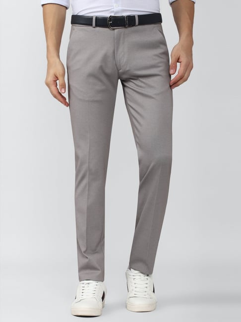 Peter England Men Grey Casual Trouser 38 Buy Peter England Men Grey  Casual Trouser 38 Online at Best Price in India  NykaaMan