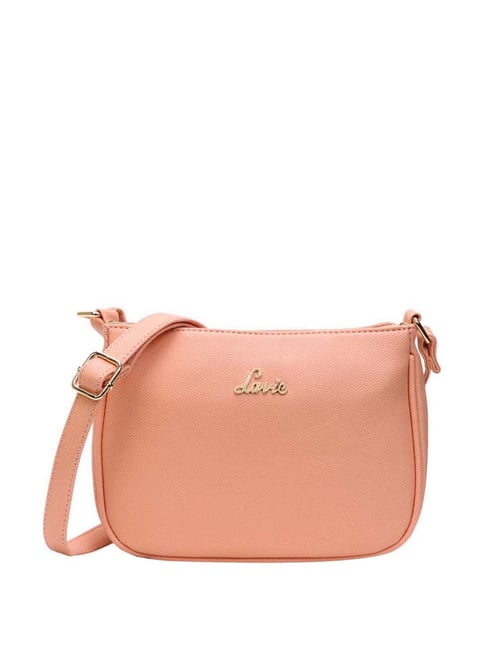 Baggit Tadow Peach Large Hobo Handbag: Buy Baggit Tadow Peach