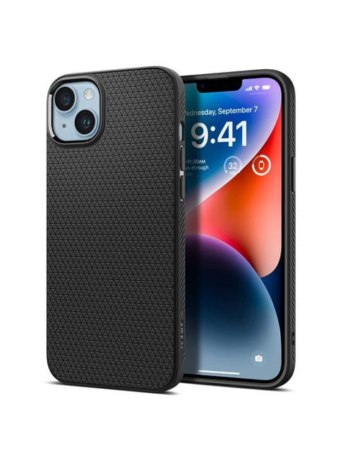 Spigen Liquid Air Back Cover Case for Apple iPhone 14 (Matte Black)