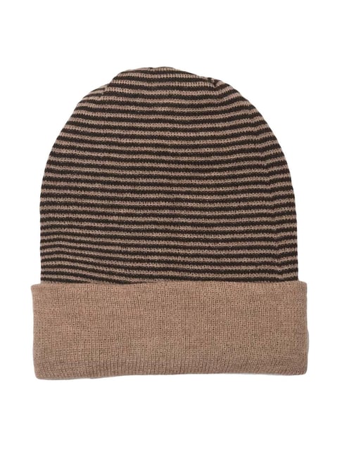 Mens brown 2025 bobble hat