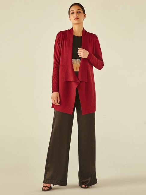 Cover Story Maroon Shrug