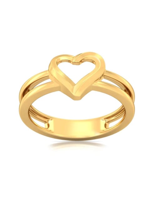 14kt gold and diamond love chain ring | Luna Skye