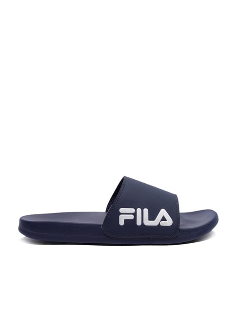 Buy Fila Men s LEGGERA Blue Slides for Men at Best Price Tata CLiQ