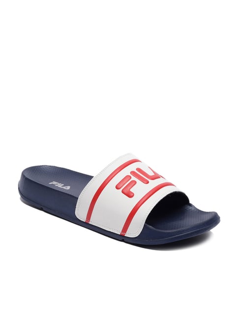 Buy Fila Men s SlidesRAZE II White Slides for Men at Best Price