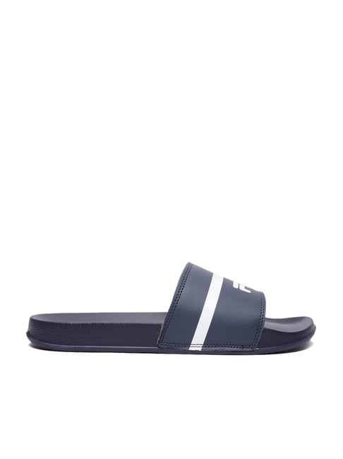 Fila slides best sale blue