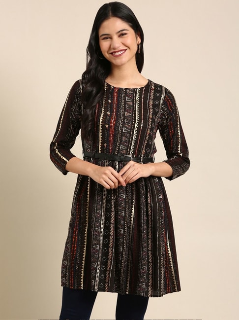 Grey Cotton Kurtis for Women | Shop Cotton Kurti Online | Flare dress,  Dress stores online, Striped dress
