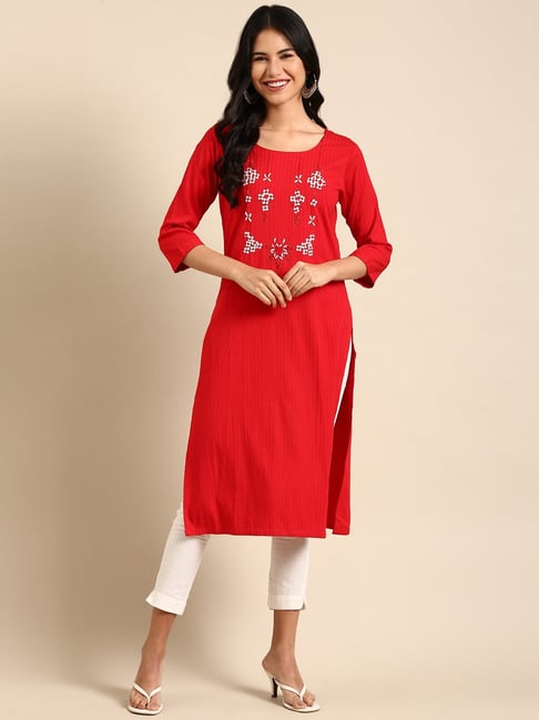 3/4th Sleeves Stitched Ladies Plain Kurti at Rs 395/piece in Mumbai | ID:  7780425291