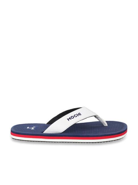 White rubber flip discount flops