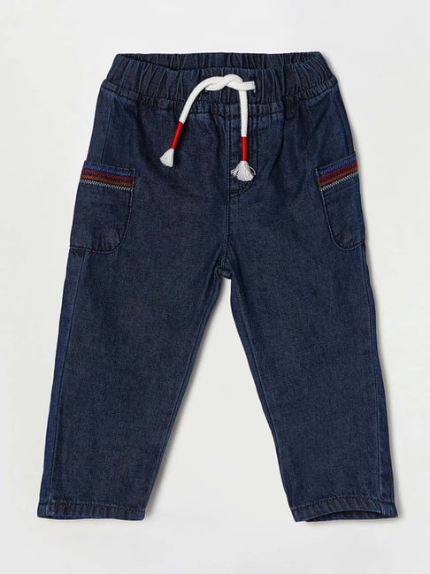 Juniors by Lifestyle Kids Dark Blue Solid Jeans