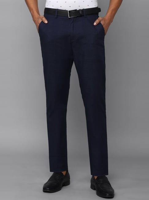 Buy Blue Trousers & Pants for Men by ALLEN SOLLY Online | Ajio.com