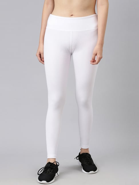 White polyester cheap leggings