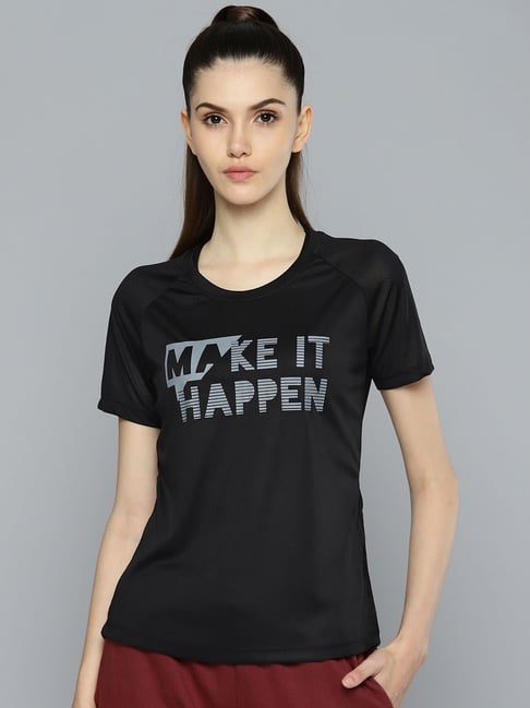 ALCIS Black Graphic Print T-Shirt-picture-19