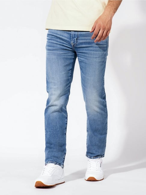 American Eagle Blue Straight Fit Jeans