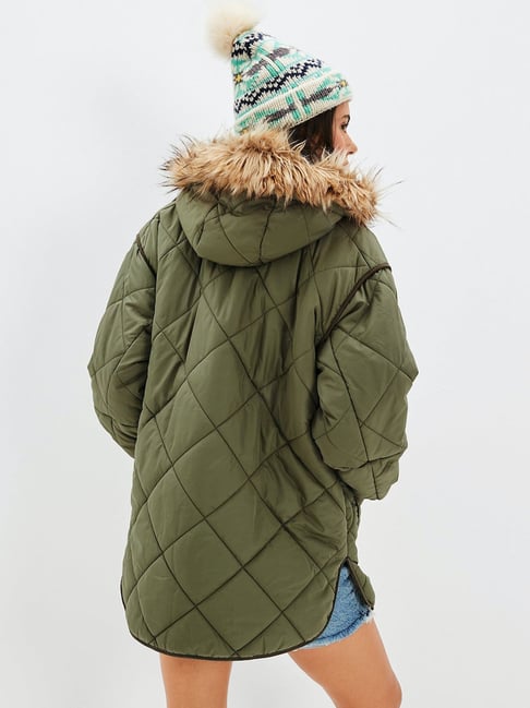 American eagle green sale anorak jacket