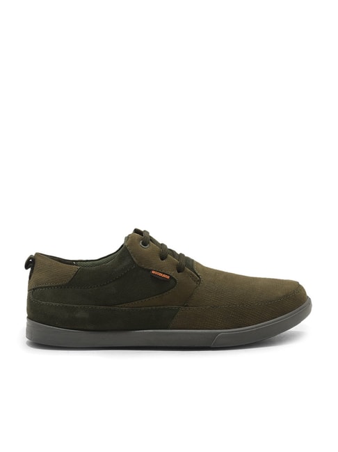 Italiano | Casual Suede Leather Boat-shoe | Olive Green – Munns the Man's  Store