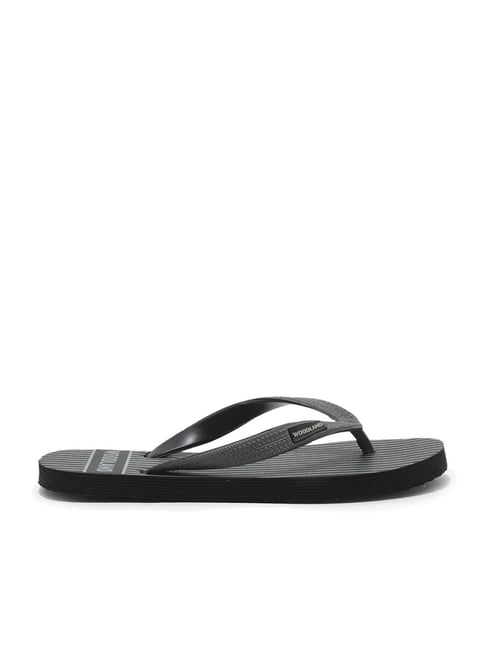 Woodland Men s Black Flip Flops