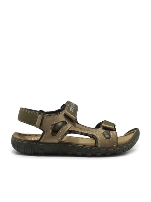 Woodland Men Khaki Leather Sandals 7962561.htm - Buy Woodland Men Khaki  Leather Sandals 7962561.htm online in India