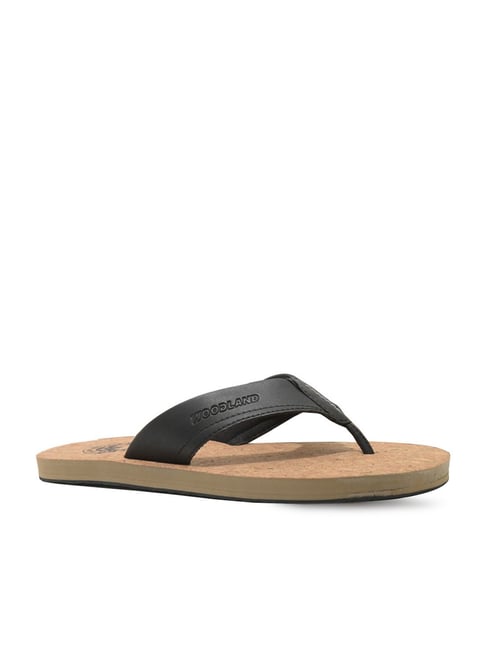 Woodland Men s Black Thong Sandals