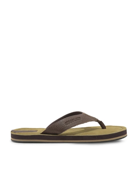 Woodland Men's Brown Thong Sandals