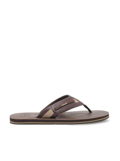 Woodland Men's Brown Thong Sandals