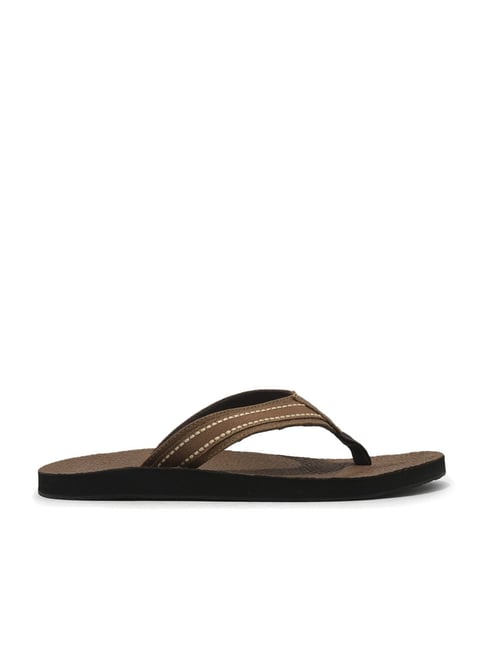 Woodland Men's Camel Thong Sandals