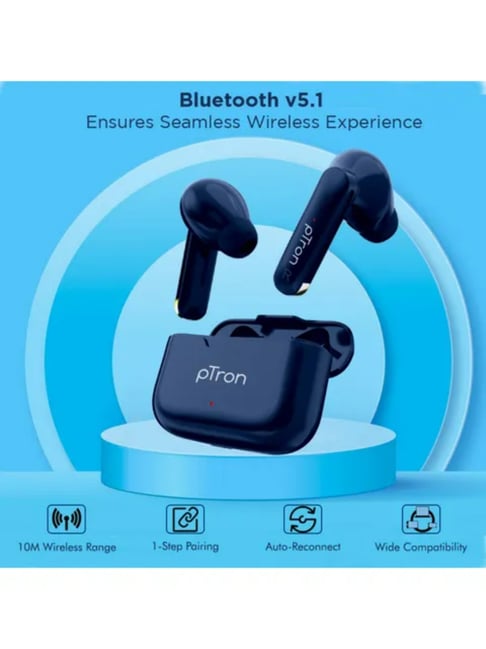 Ear Earbuds Ptron Atom Mono Bluetooth Wireless Earbuds Buy