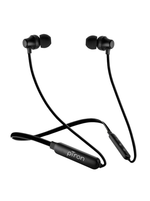 PTron Tangent Lite Bluetooth 5.0 Wireless in Ear Neckband with Mic Black