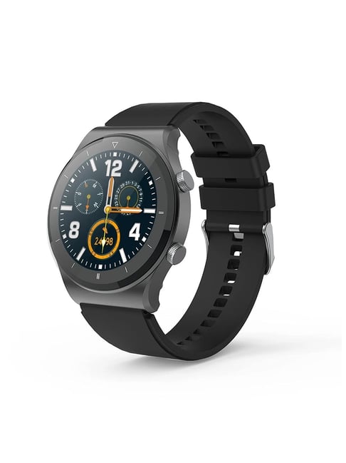 Pebble Revo SpO2 Smartwatch (Military Black)