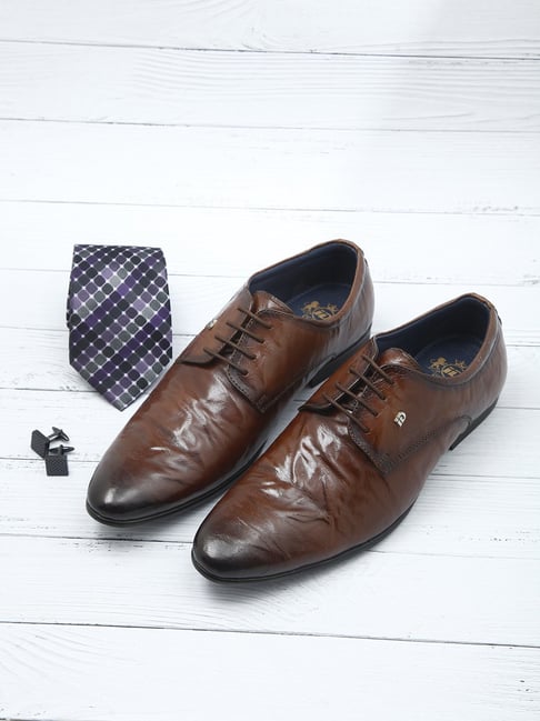 Buy Louis Philippe Men's Brown Derby Shoes for Men at Best Price @ Tata CLiQ