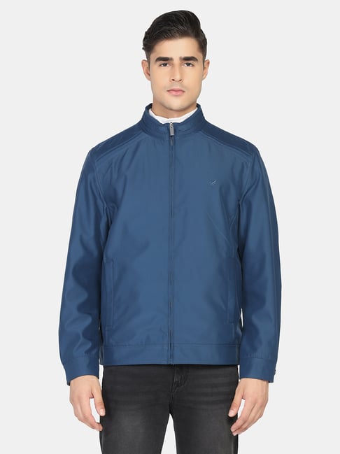 Blackberrys Blue Slim Fit Jacket