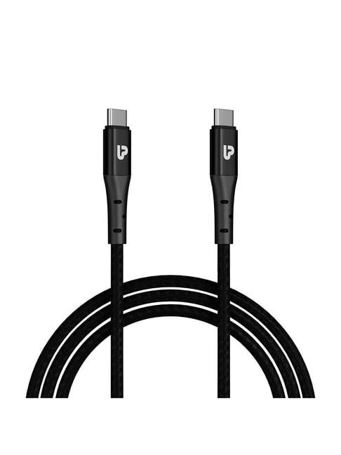 Ultraprolink UL1108 Zoom 100W Fast Charging Cable, USB Type C to C PD with 1.5m Long (Black)