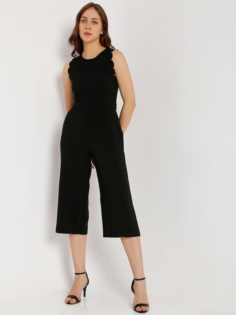 Black best sale midi jumpsuit