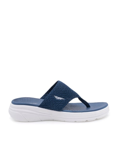 Buy Red Tape Women s Navy Wedge Flip Flops for Women at Best Price