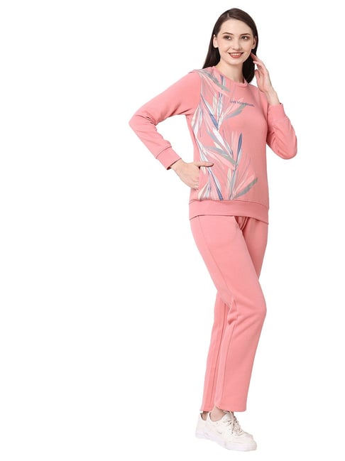 Sweet Dreams Pink Printed Tracksuit