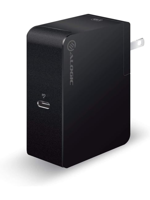 Alogic USB-C Power Adapter with 60W Power Delivery (Black)