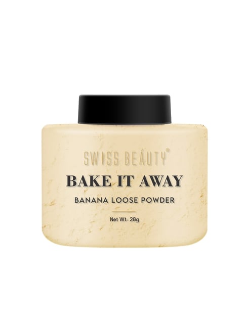 SWISS BEAUTY Bake It Away Banana Loose Powder Yellow - 28 gm