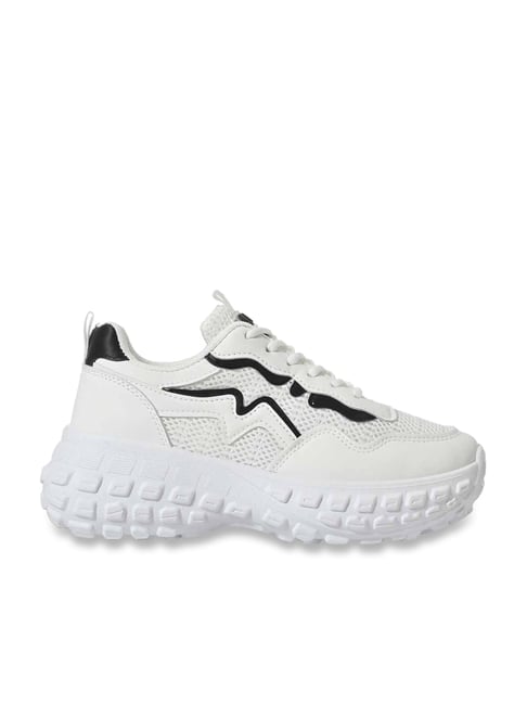 Jove Women's White Casual Sneakers