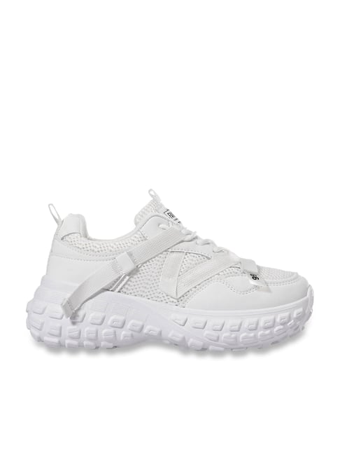 Jove Women's White Casual Sneakers