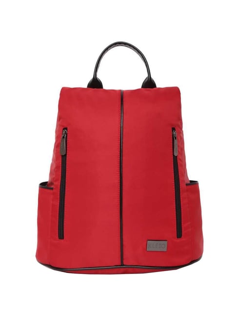 KLEIO Nylon Red Medium Convertible Backpack-picture-19