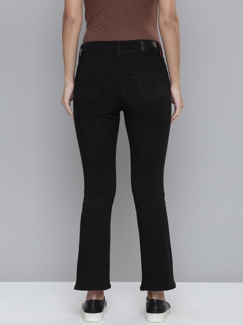 Levi's 715 Black Bootcut Mid Rise Jeans