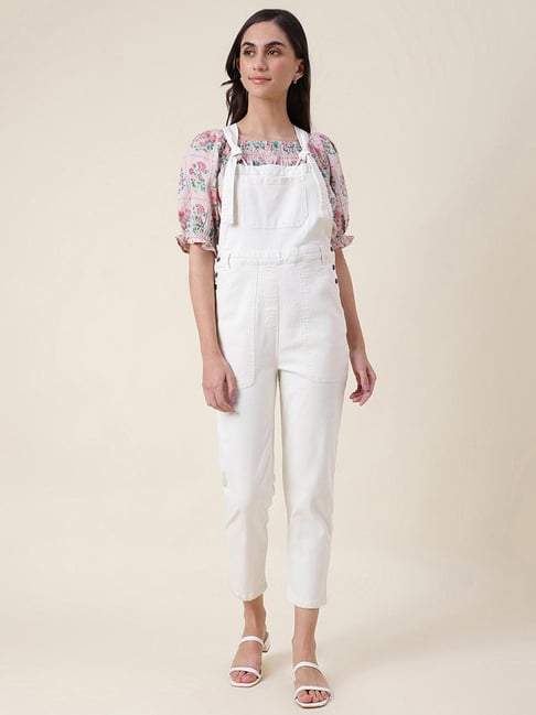 Off white cheap denim jumpsuit